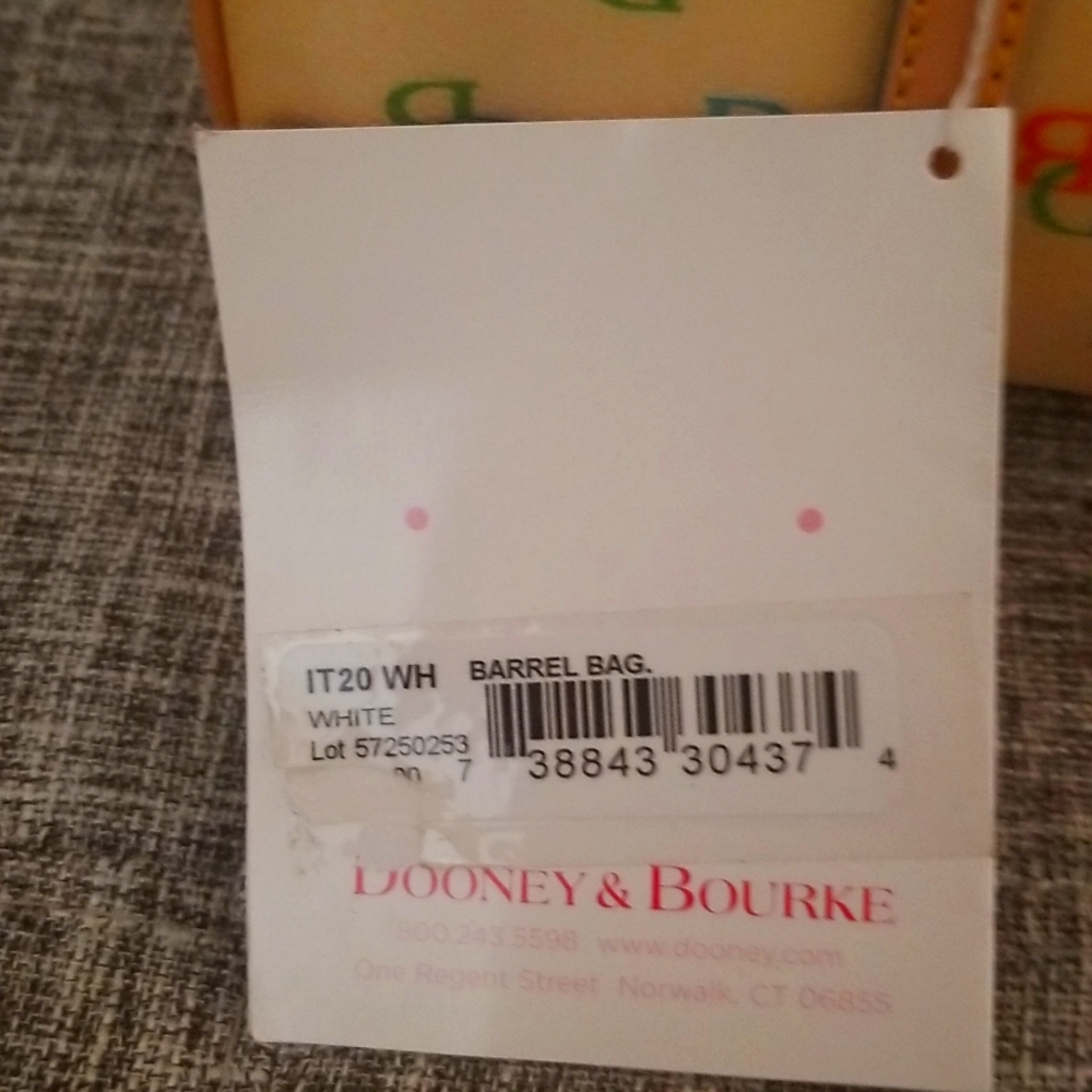 Dooney & Bourke Multicolor Logo Barrel Bag - Picture 2 of 8
